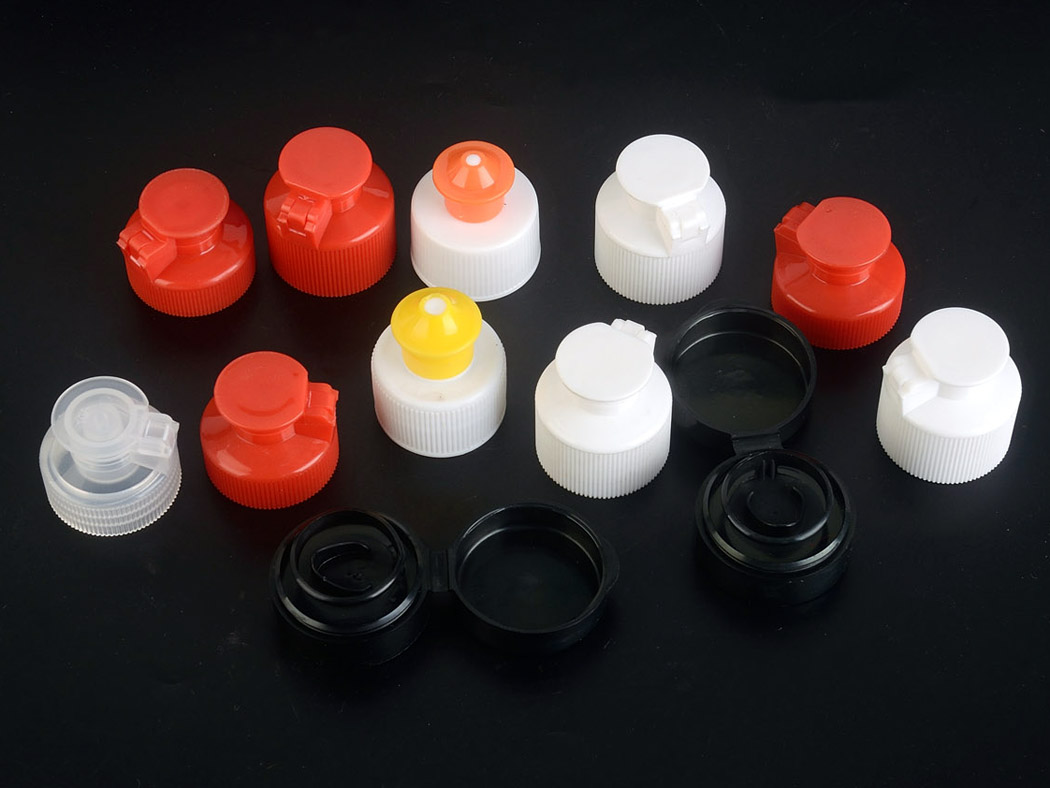 PCR Plastic Lids Flip Top Bottle Cap 28mm 24mm 20mm 18mm Screw Flip Top Cap mold