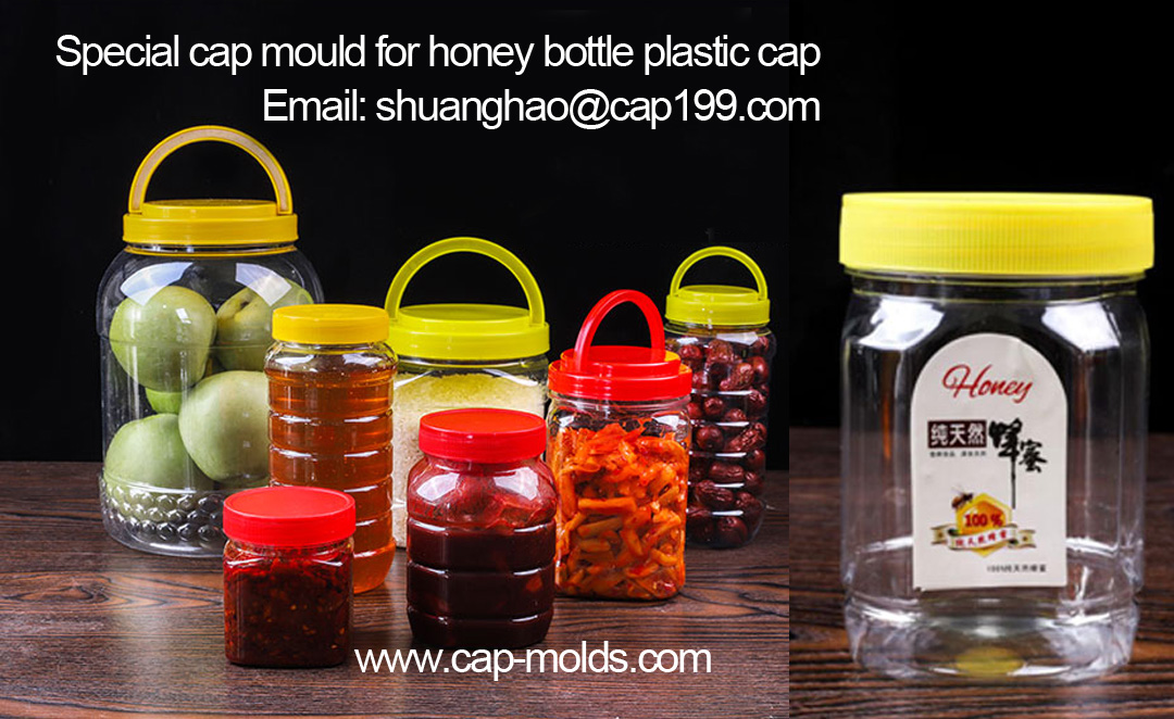 Special cap mould for honey bottle plastic cap...