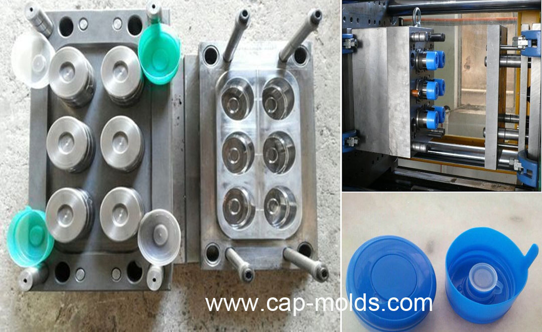 5 Gallon Water Bottle Caps Molds Plastic Injection Mold